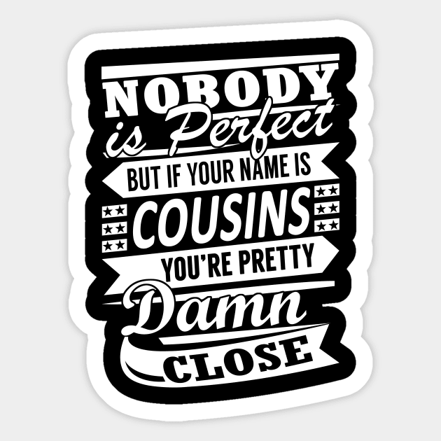 COUSINS Sticker by reginiamaxwell32